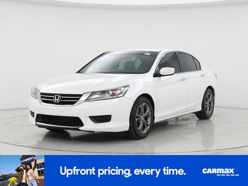 White 2014 Honda Accord LX
