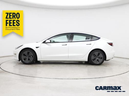 White 2021 Tesla Model 3 Long Range