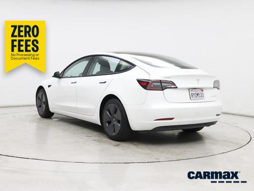 White 2021 Tesla Model 3 Long Range