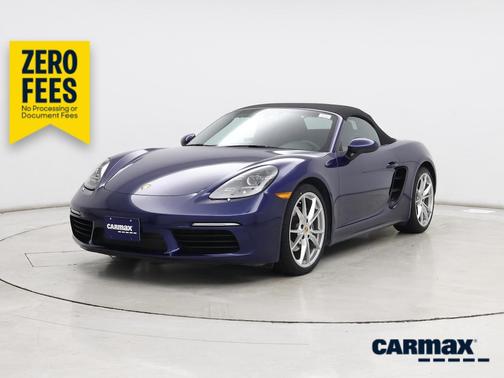 Blue 2022 Porsche 718 Boxster