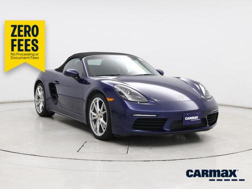 Blue 2022 Porsche 718 Boxster