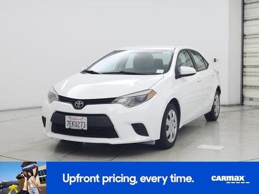 White 2014 Toyota Corolla LE