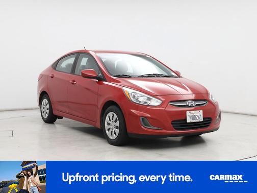 Red 2017 Hyundai Accent SE