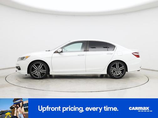 White 2017 Honda Accord Sport