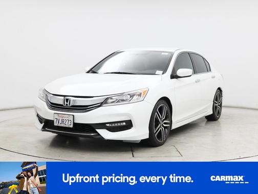 White 2017 Honda Accord Sport