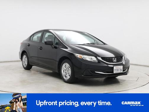 Black 2015 Honda Civic LX