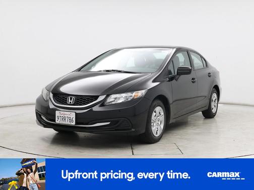 Black 2015 Honda Civic LX