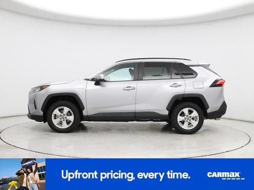 Silver 2021 Toyota RAV4 Hybrid LE