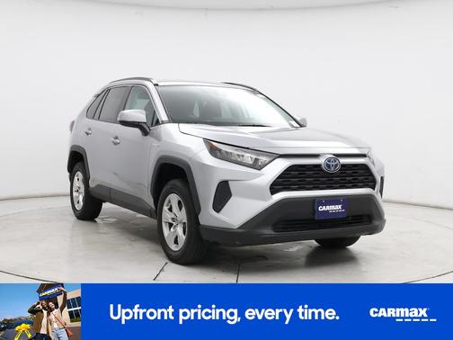 Silver 2021 Toyota RAV4 Hybrid LE