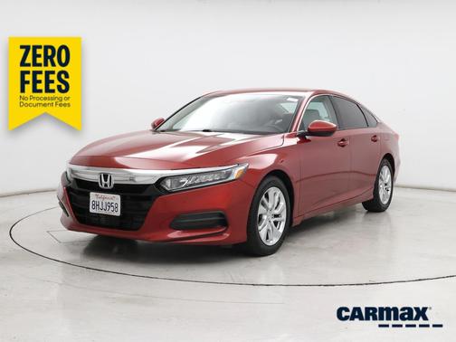 Red 2018 Honda Accord LX