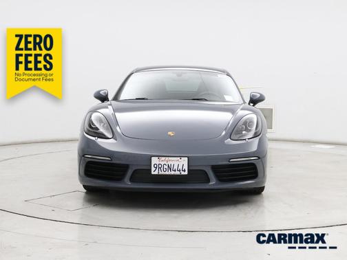Blue 2017 Porsche 718 Cayman S