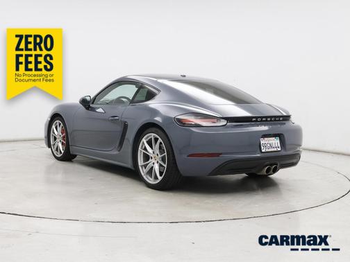Blue 2017 Porsche 718 Cayman S