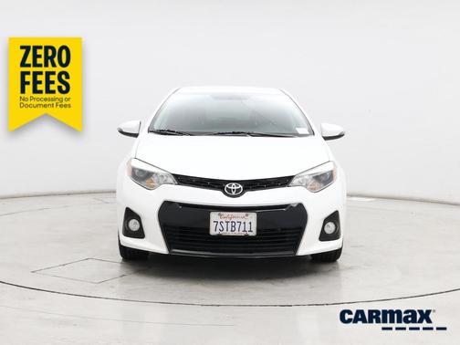 White 2016 Toyota Corolla S Plus