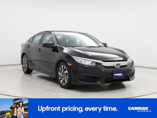 Black 2016 Honda Civic EX