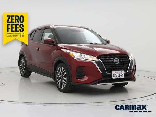 Red 2022 Nissan Kicks SV