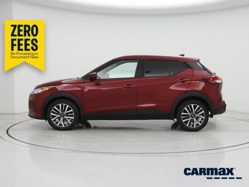 Red 2022 Nissan Kicks SV