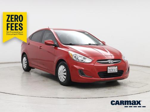 Red 2017 Hyundai Accent SE