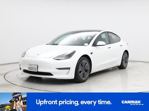 White 2021 Tesla Model 3 Standard Range Plus