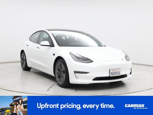 White 2021 Tesla Model 3 Standard Range Plus