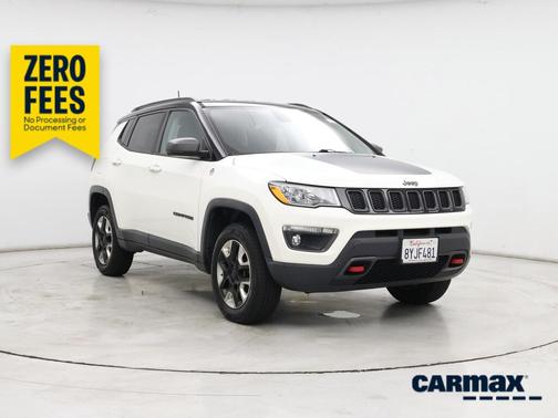White 2018 Jeep Compass Trailhawk