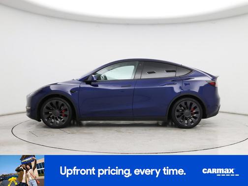 Blue 2021 Tesla Model Y Performance