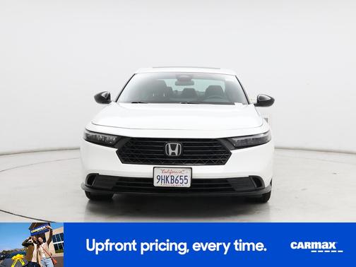 White 2023 Honda Accord Hybrid Sport-L