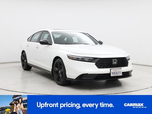 White 2023 Honda Accord Hybrid Sport-L