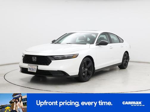 White 2023 Honda Accord Hybrid Sport-L
