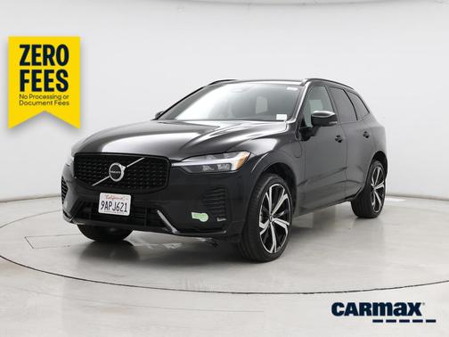 Black 2022 Volvo XC60 Recharge Plug-In Hybrid T8 R-Design