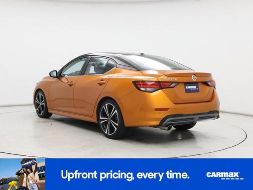 Orange 2021 Nissan Sentra SR