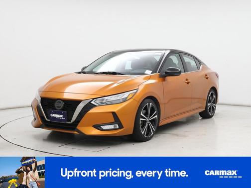 Orange 2021 Nissan Sentra SR