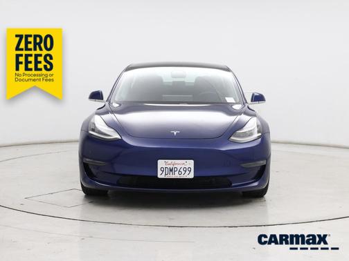 Blue 2020 Tesla Model 3 Long Range