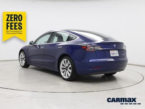 Blue 2020 Tesla Model 3 Long Range