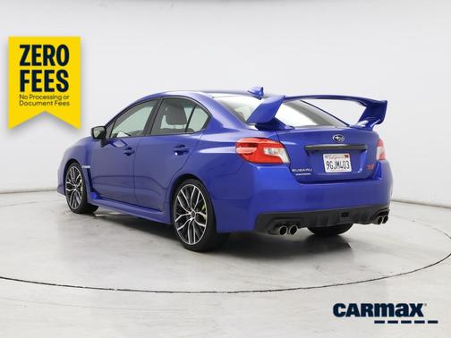 Blue 2020 Subaru WRX STI