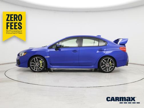 Blue 2020 Subaru WRX STI