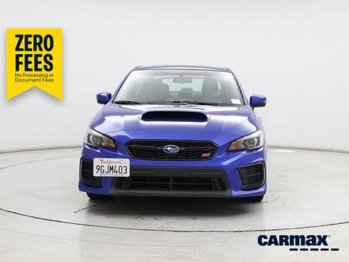 Blue 2020 Subaru WRX STI