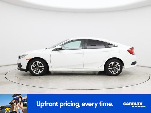 White 2016 Honda Civic LX