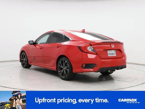 Red 2021 Honda Civic Sport