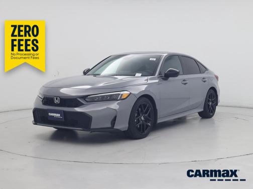 Gray 2025 Honda Civic Hybrid Sport
