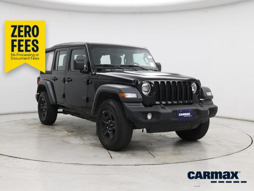 Black 2023 Jeep Wrangler Unlimited Sport