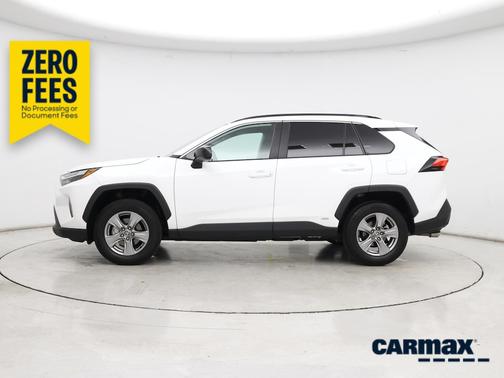 White 2025 Toyota RAV4 Hybrid LE
