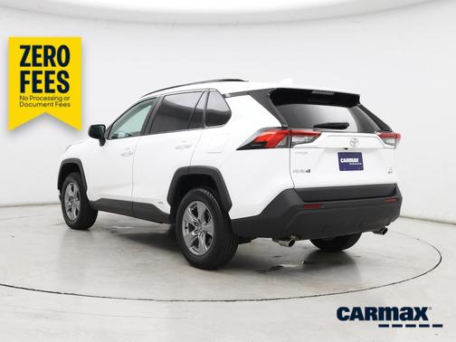 White 2025 Toyota RAV4 Hybrid LE
