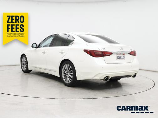 White 2024 INFINITI Q50 Luxe