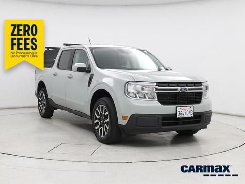 Blue 2022 Ford Maverick Lariat