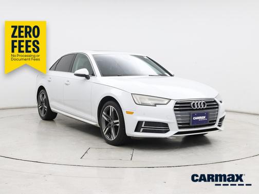 White 2018 Audi A4 Premium Plus