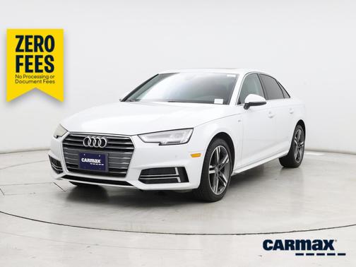 White 2018 Audi A4 Premium Plus