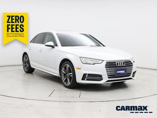 White 2018 Audi A4 Premium Plus