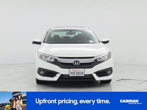 White 2017 Honda Civic EX-L