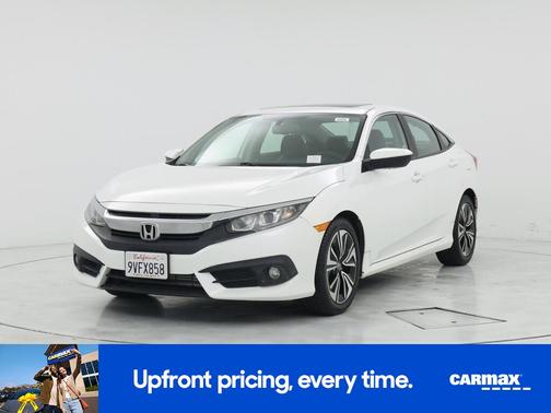 White 2017 Honda Civic EX-L