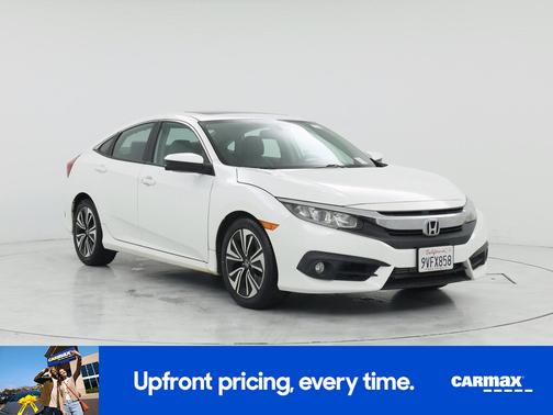 White 2017 Honda Civic EX-L